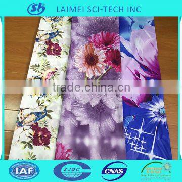 China factory 100% polyester pigment printing bedding fabric for wholesale