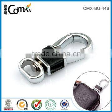 Silver 19mm Tail Leather Coated Metal Clasp for Purse and Bracelet photo-3