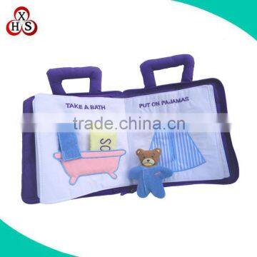 custom baby soft toy educational cloth book wholesale