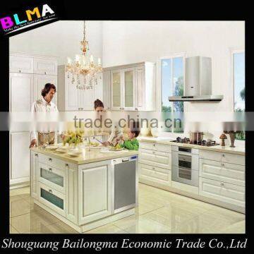 2013 hot sales pvc surface cabinet for kitchen