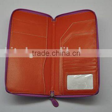 pu Leather Atm Card Holder With Zipper