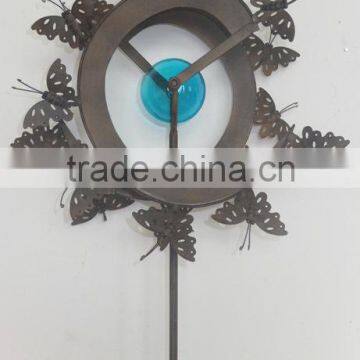 wrought iron stake decorative metal ornaments wholesale(XY12097)