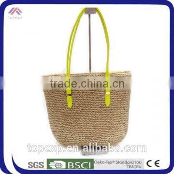 Natural Foldable Soft Straw Bag Shoulder Bag photo-2