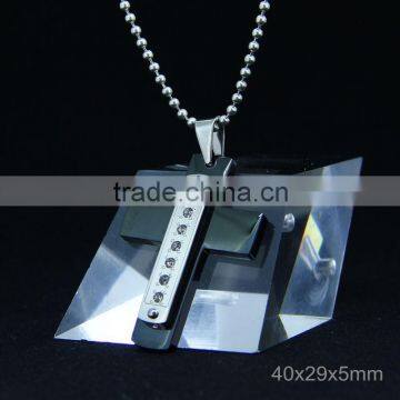 2016 Fashion Pure Silver Unique Women Gemstone Cross Pendants