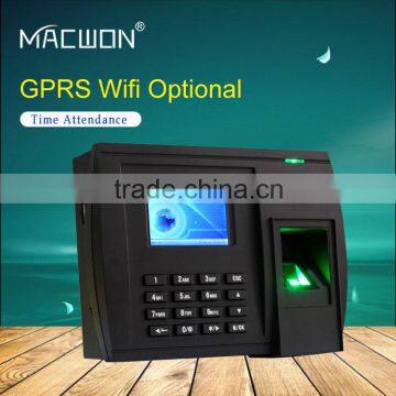 Arabic 3000 templates tcp fingerprint biometric time attendance system with built-in GPRS and WIFI optional