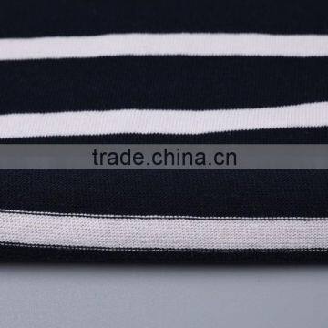 Yarn Dyed Stripe Hacci Knit 100% cotton Fabric