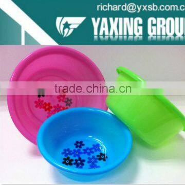 round plastic basin,plastic bowl