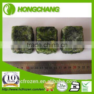 China high quality BQF Frozen spinach block