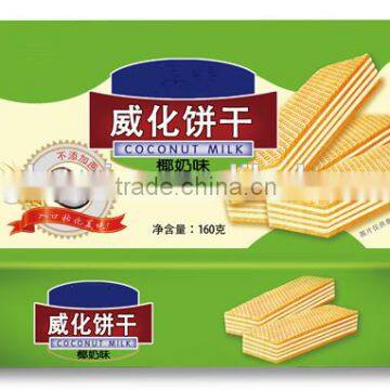 160g Coconut Milk Flavor Wafer Biscuit