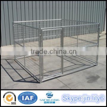 Hot sell outdoor pen Exercise welded mesh dog fence with shade cover