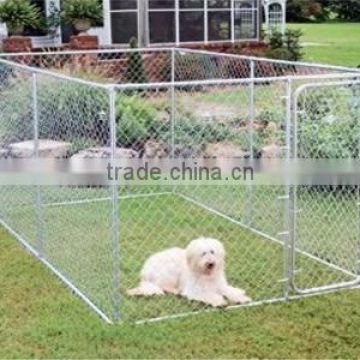 outdoor galvanized cheap chain link dog kennels, 6ft dog kennel cage, large dog run kennel ( FOB Price)