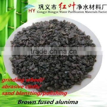 grinding wheel brown fused alunima /abrasive cloth brown fused alunima/first class SiO2 95% quality assured SGS certificate
