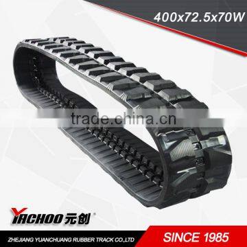 RUBBER TRACK 400X72.5X74W 435C/435ZTS/E45/E55/E50ZTS/X337/X341 EXCVATOR TRACK photo-2