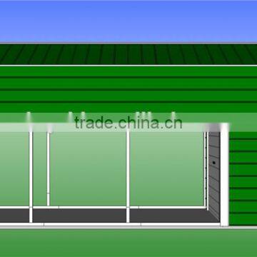 Steel Frame Steel Carport With Storage Room Building photo-6