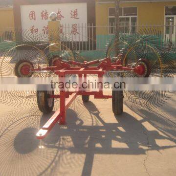 HO SALE Hydraulic Traction Hay Rake With 4 Discs CE Approved Made in China photo-2