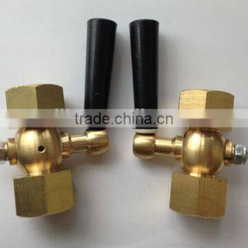 Brass gauge cokes valve for pressure and temperature gauges accessories