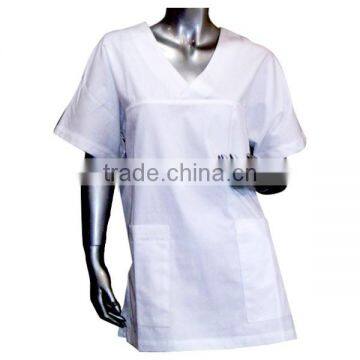 Unisex Solid Color Hospital Medical Uniform Scrub Suit photo-2