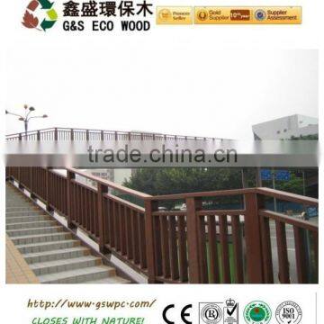 wpc handrails,wpc fence railing from G&S wpc