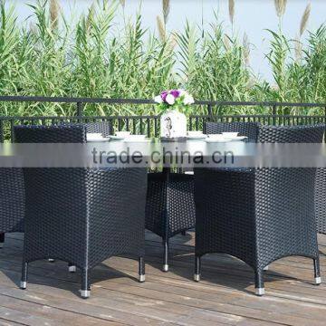 Outdoor Round Rattan Table With 6 Chairs, Round Garden Table photo-3