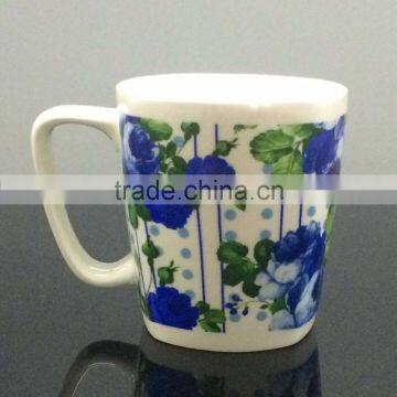 Square Porcelain Coffee Mug With Printing photo-4