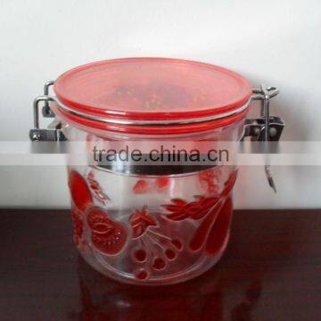 500ml Bpa fee factory bottom price plastic airtight container