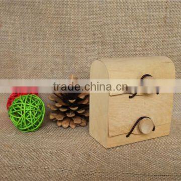 Small Decorative Lightweight Wood Wedding Favor Gift Box photo-3
