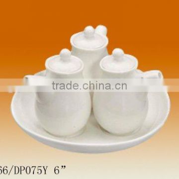 Factory direct wholesale porcelain cruet set