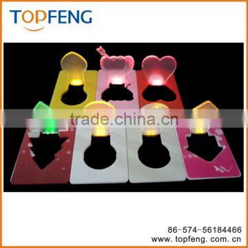 LED pocket card light/mini pocket led card light/led christmas card light