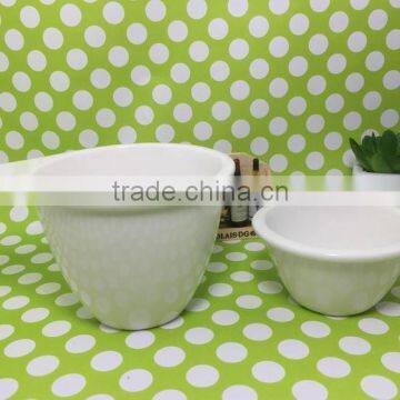 Stocked Popular White Ceramic Bowl Ceramic Dished With Single Handles photo-4