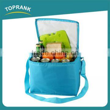 Custom Color Promotional Foldable Insulated Frozen Whole Foods Cooler Bag With Ice Brick photo-2