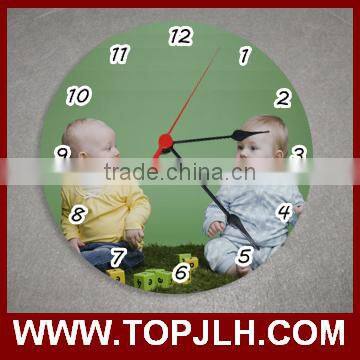 Blank Coated Glass Wall Clock for Custom Printing photo-6