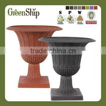 Irrigation Flower Pot With High Square Base