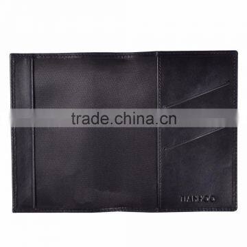 Best Brand Good Quality Genuine Leather RFID Blcoking Travel Passport Cover photo-2