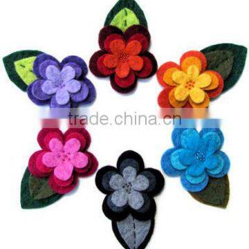 hot sale high quality promotional new product useful item handmade eco friendly cheap felt brooch bouquet made in china