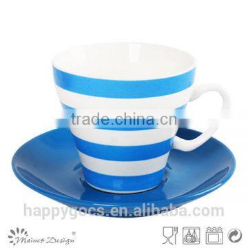 Colorful and Full Decal New Bone China Coffee Cup and Saucer photo-6