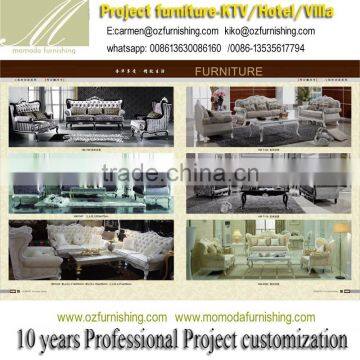 Luxury Sofa Set of Antique Living Room Set Furniture for Project Furniture photo-3