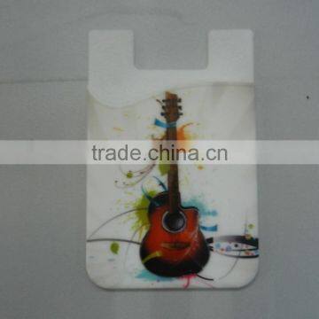 Promotion Gift Fashion Phone Silicone Mini Wallet With Color Printing photo-2