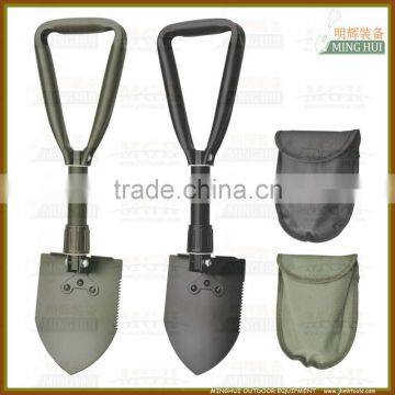 carbon steel made high quality camping shovel