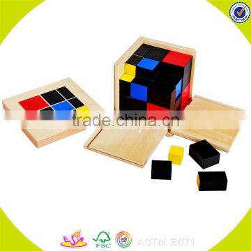 2017 New Design Educational Blocks Wooden Montessori Toddler Materials W12F016 photo-5