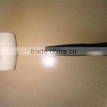 white head rubber hammer with tublar steel handle