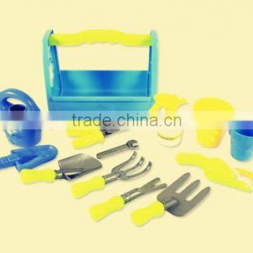 2015 New Fancy Colourful Garden Tool Set Toy for Sale Cheap Plastic Fantacic Garden Cleaning Toy Set From ICIT Manufacture photo-2