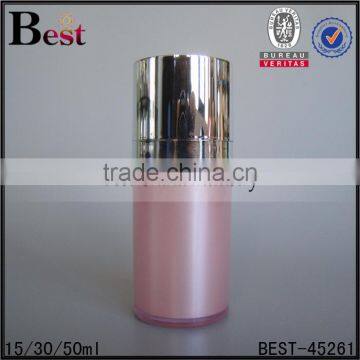 10ml 15ml Pink Cylindrical Shape Airless Cosmetic Pump Bottle High Quality Plastic Pump Bottle Hot Sale photo-5