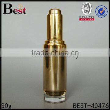 Acrylic Cosmetic Dropper Bottle 30ml 50ml 15ml Acrylic Serum Dropper Bottle Double Wall Plastic Lotion Bottle photo-4