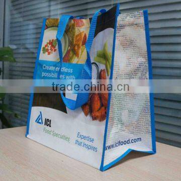 Long Nylon Webbing Handles Photo Picture Printing Laminated TNT Bag, Laminated Non-woven Shopper photo-5