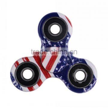 2017 Printing design Tri Finger spinner Fidget Spinner