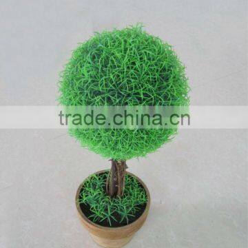 Artificial boxwood topiary tree