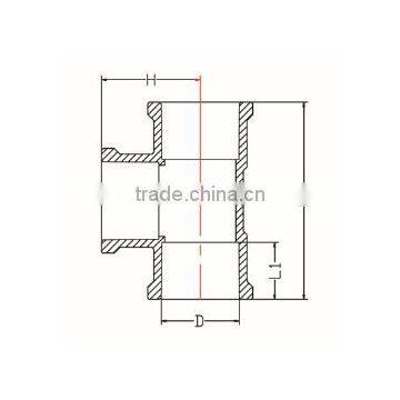 HIGH QUANLITY TEE OF PVC DIN STANDARD FITTINGS FOR WATER SUPPLY photo-2