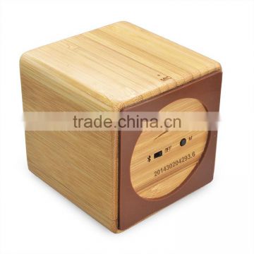 2016 wireless mini bamboo bluetooth speaker