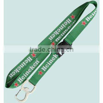 custom bottle opener buckle lanyard