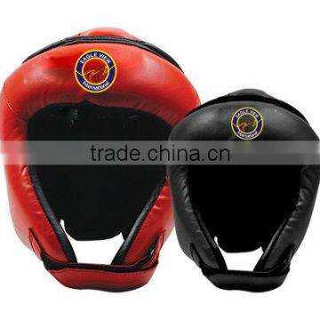 HEAD GUARD MADE OF COWHIDE LEATHER FILLED WITH MACHINE MOLD FOAM ALSO AVAILABLE IN ARTIFICIAL LEATHER